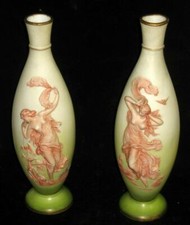 Pair of Continental Porcelain