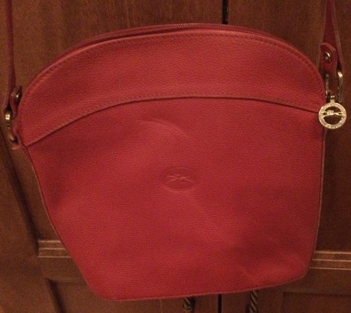 Longchamp leather shoulder - longchamp,