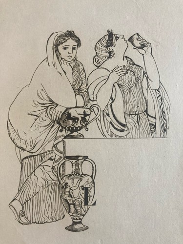 Gravure barta 1950 eau forte - barta,