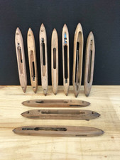 Lot 10 Anciennes Navettes Tissages Anciennes Bois Metier Plusieurs Dispo