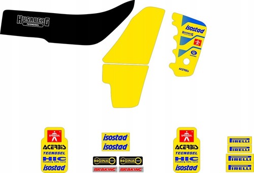 Jeu autocollants husaberg - ,
