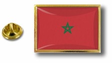 pins pin badge pin's metal  avec pince papillon drapeau maroc marocain