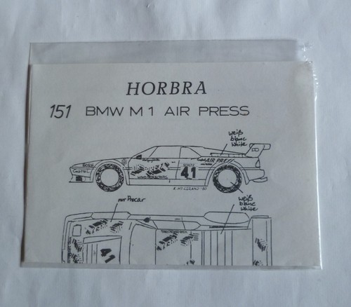 Horbra decals bmw 1979 - decals, "