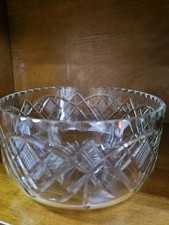 Saladier Coupe Vide Poche En Cristal Taillé Vintage