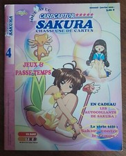 Revue SAKURA Janv. 2002 Chasseuse de cartes (cardcaptor) + 2 Autocollants