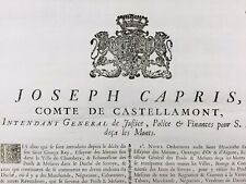 Orfèvrerie en Savoie 1761