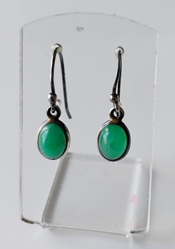 Boucle oreille emeraude - en,