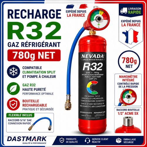 Kit complet recharge gaz - kit,