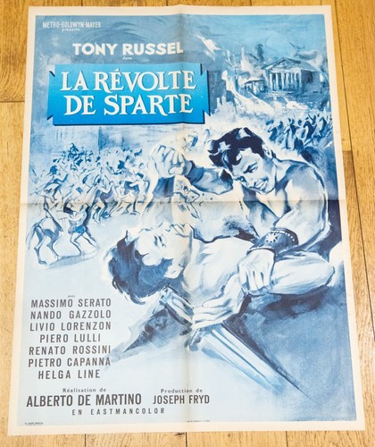Révolte sparte affiche - la,