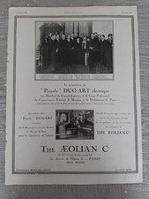 Pub de presse ancienne Piano