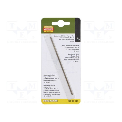 Proxxon 28113 jeu lames de - de,