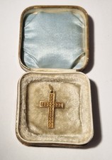 Pendentif Croix plaqué OR