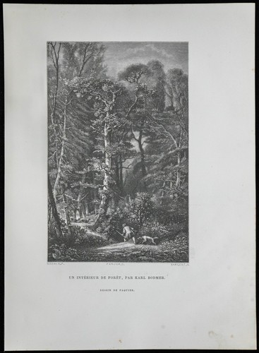 1862 scène chasse en - 1862,