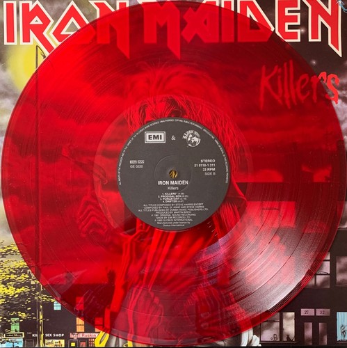 Iron maiden killers red - iron,
