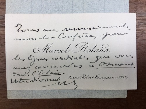 Marcel roland osmant - roland, le