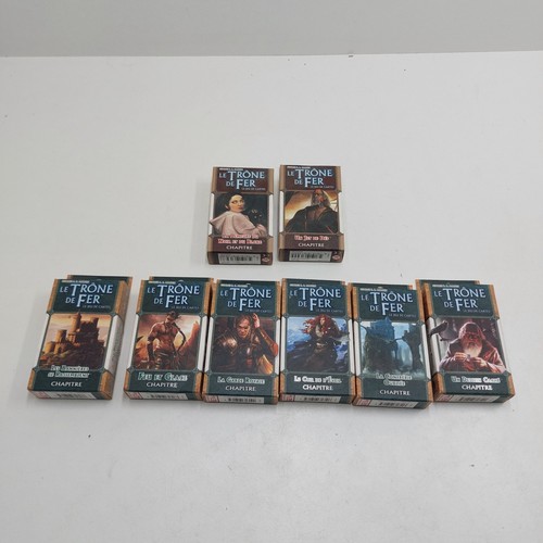 Jeu cartes trone de - le, fer