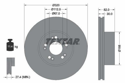 Disque frein saab - disque,