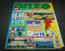 Onze mOndial HS N°29 ) le guide complet du championnat 1998/99 ASSE OM OL PSG 