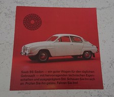Feuillet publicitaire Saab 96