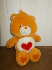 Vintage peluche Les Bisounours orange Grosbisou Care Bears 25 cm JEMINI 2004