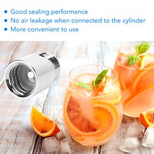 Adaptateur Soda CO2 Adaptateur De Recharge De Soda CO2 Filetage Femelle TR21-4