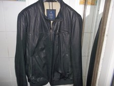 blouson cuir taille 54 noir
