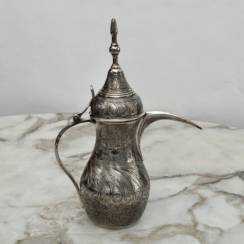 Théière métal argenté - théière,