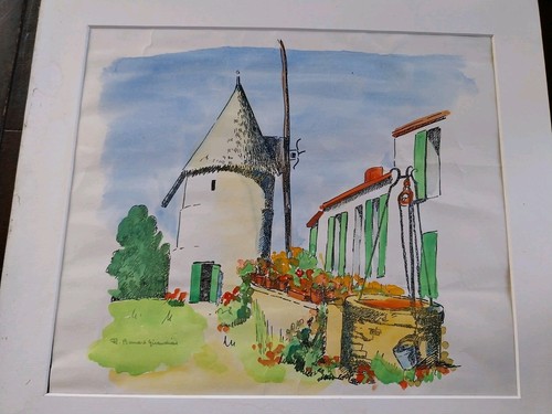 Ile lithographie - ile, re