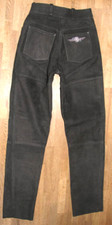 Pantalon cuir biker femme - pantalon, en