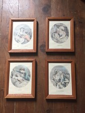 les 4 saisons" Lithographie Lavrince Del-brocante-classique-populaire-art déco