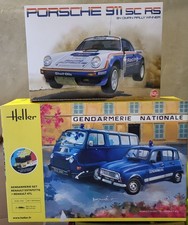 HELLER 1 24 GENDARMERIE NATIONALE SET & NUNU 1 24 PORSCHE 911 SC RS