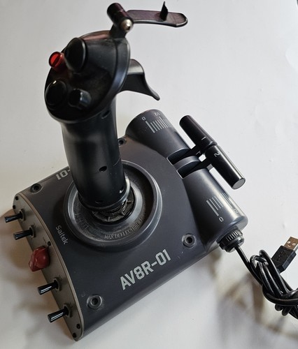 Saitek av8r usb joystick pc - usb,