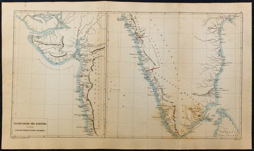 1882 carte inde gujarat - -,