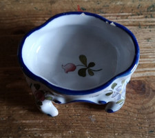 PETIT SALERON FAÏENCE DE CHAROLLES (DÉCOR TULIPE)