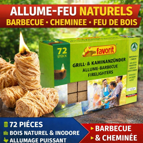 Allume feu bois - bois, naturel