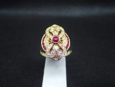 Bague en Or jaune 750/ème  de