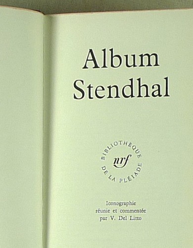 Album stendhal de la - ,