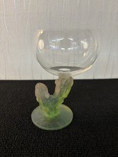 Coupe cactus modèle Hilton Mc Connico en cristal Daum France