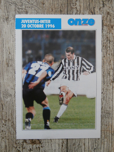 Carte foot onze - foot, zinedine