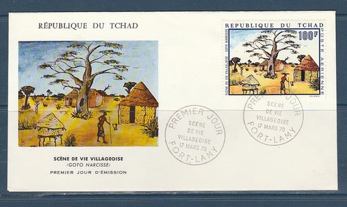 Tchad enveloppe 1er - , jour