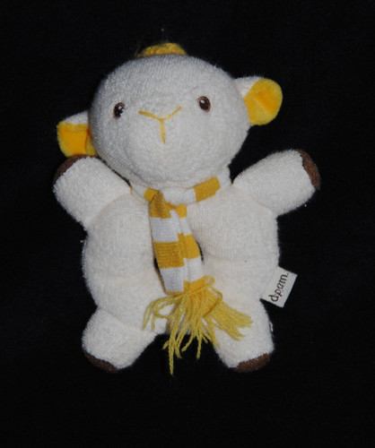 Peluche doudou mouton dpam - doudou,