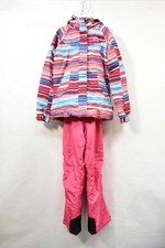 Combinaison De Ski Fille Etirel 14 Ans Rose / Rayures Colorées