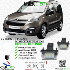 Feux Plaque d'immatriculation LED CITROËN BERLINGO III