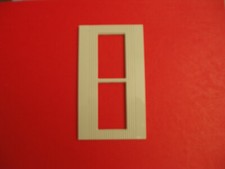 Plaque de finition double