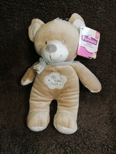 Doudou peluche ours brun ma