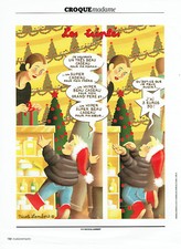 Publicité Advertising 028  2013  les Triplés par Nicole Lambert cadeaux Noel