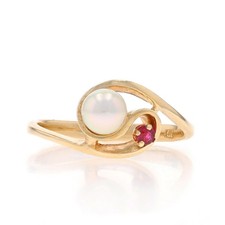 Bague Bypass En Perle De