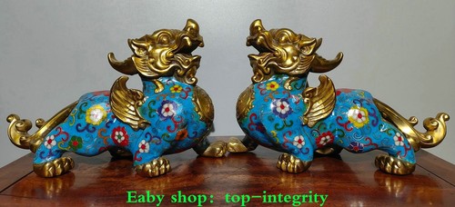 Bronze doré cloisonne - 10.6,