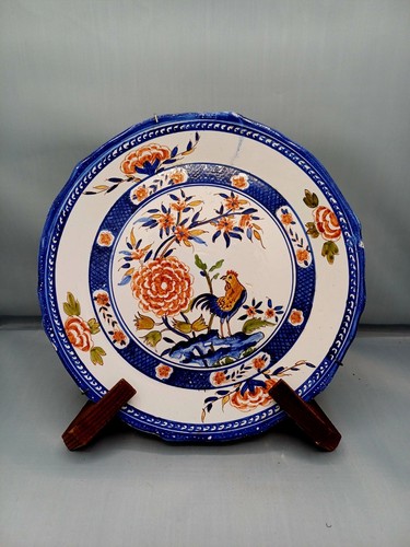 Assiette faïence rouen - de,