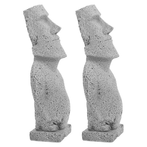 Pcs statue moai l île - 2,